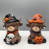 Halloween New Cute Cute Highland Cow Home Gift Christmas Atmosphere Decorative Resin Ornament