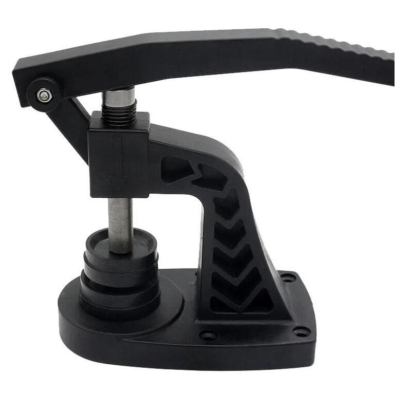 Инструмент для прессования часов с набором инструментов для замены батарейки для часов, 12 штампов, ручной пресс для стекла, передней и задней крышки корпуса часов, винтовой пресс