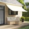 VidaXL Retractable Awning Cream 300x150 M Fabric and Steel, Awning, Patio Awning, Window Awning, Blinds, Awning of 368761