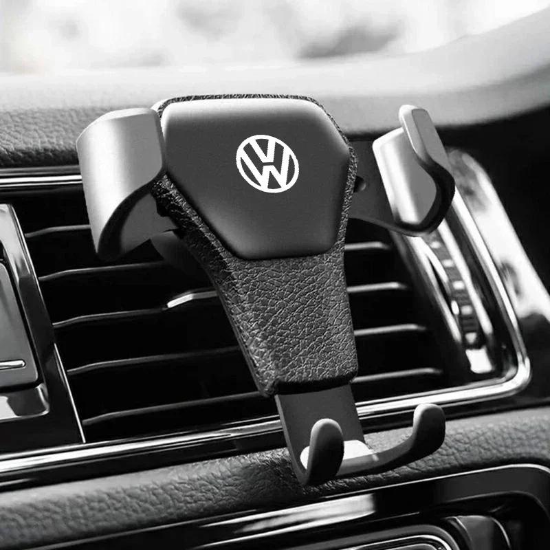 Для VW Новая 1 шт. Автомобильный держатель для телефона GPS, зажим для вентиляционного отверстия, установкаДля Volkswagen R Golf 4 5 6 7 Motion Polo Touran TSI TD