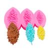 Fondant Mold Pine Cone Silicone Mold Pine Nut Chocolate Clay Christmas Mold Drip Glue Polymer Clay Cake Decoration