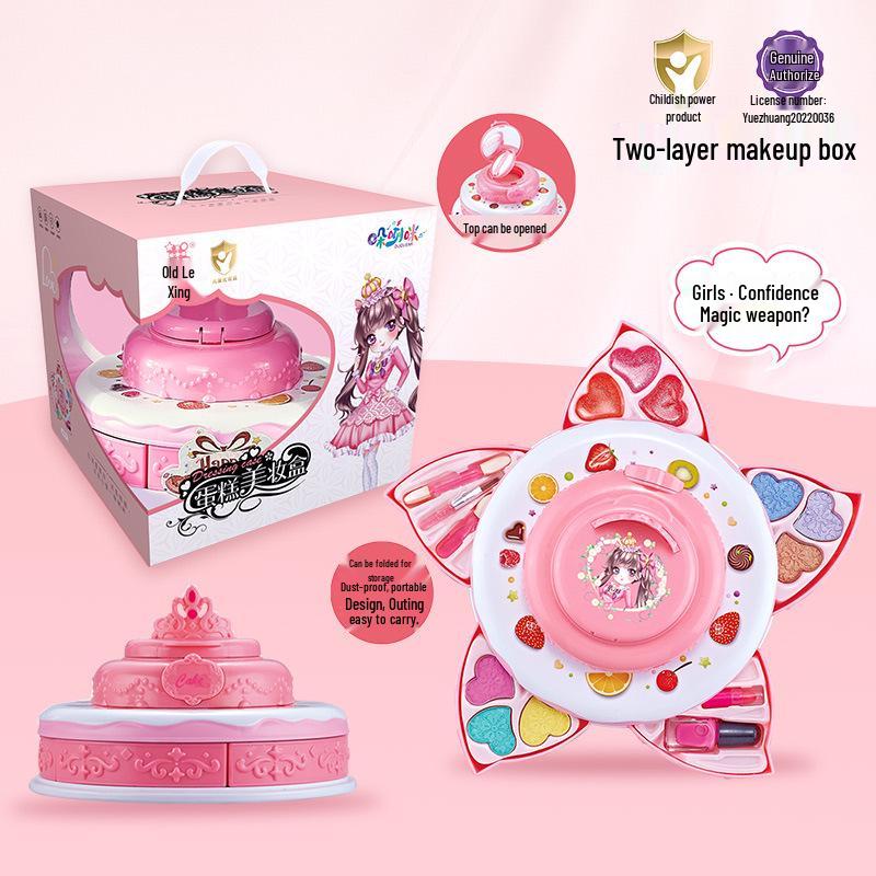 Набор детской косметики «Принцесса» для девочек: Набор для ролевых игр с помадой и лаком для ногтей