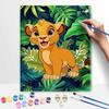 Disney Oil Painting Painting Art Lion King Simba Hobby Cultivating Gifts Home Decoration