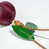 Car Keyring Pomegranate Fruit Pendant Hanger Bag Pendant Lovely Leather Keychain  Men