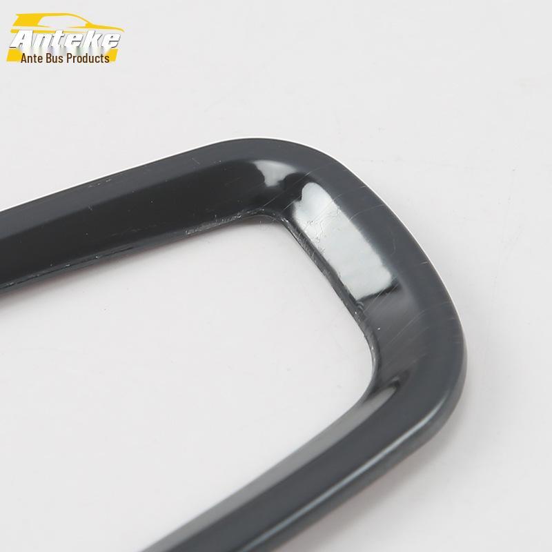 Compatible Decorative Frame for 18 Geely Vision Models: Steering Wheel Bright Ring, Dashboard Console, and Center Steering Patch.