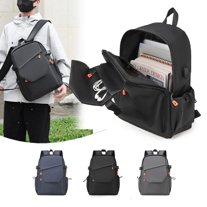 Business Backpack Men's Outdoor Travel Bag Computer Bag Large Capacity Student Schoolbag