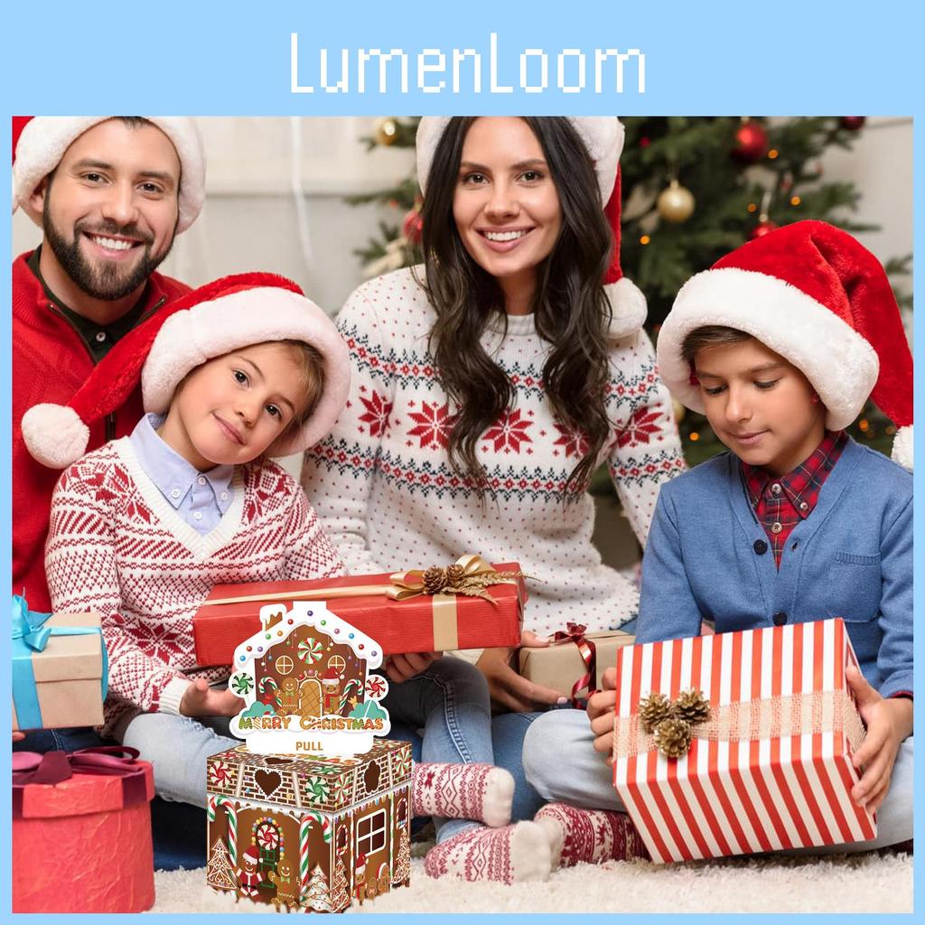 Gingerbread Man Christmas Gift Box With Paper Design For Holiday Parties And Gift Giving