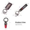 Leather Keychain Car Styling Emblem Metal Pendant For Mitsubishi Pajero Colt I200 Space Delica Triton Ralliart Ex Mirage Jinxuan