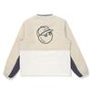 MALBON GOLF Color Block Long Sleeve Piste Beige