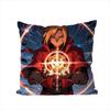 FFullmetal Alchemist Pillow Case For Car Sofa Decorative Home Doublesided Print Plush Square Throw Pillow Cushion Cover