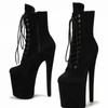 20CM Women High Heels Sexy Pole Dance Platform Nightclub Model Catwalk Short Boots Club Shoes