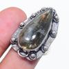 Натуральный лабрадорит драгоценный камень 925 стерлинговое серебро ювелирное кольцо размер 9 t1B18
