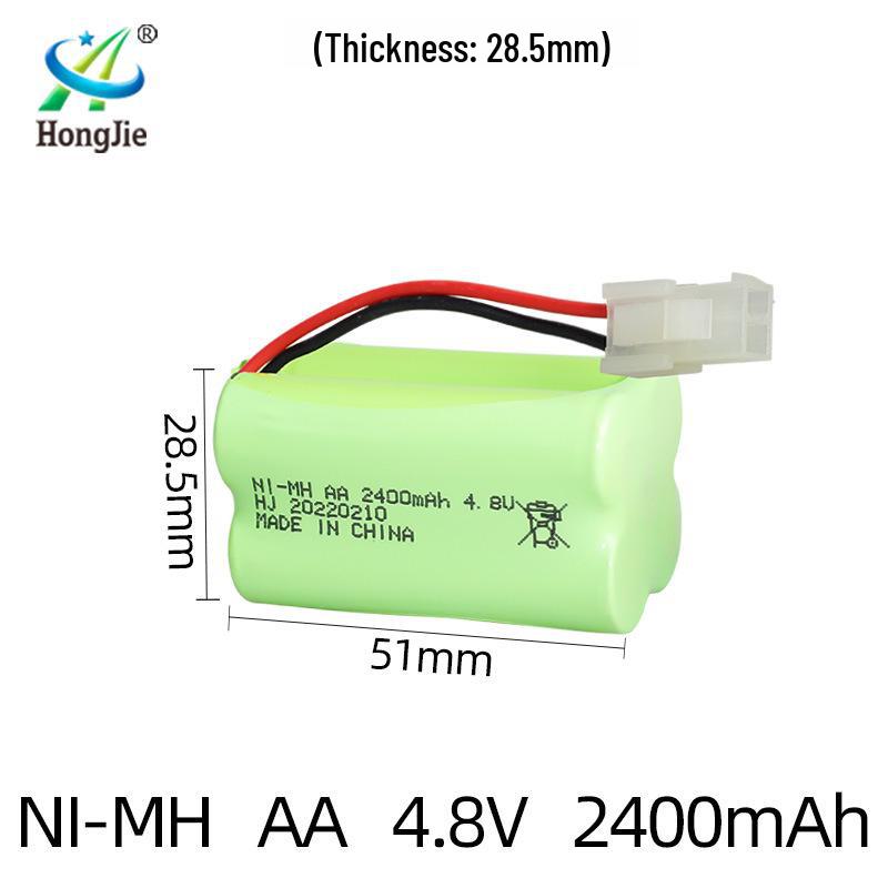 NiMH 4.8V 2400mAh Аккумуляторная батарея для радиоуправляемых машин и электрических игрушек-альпинистов