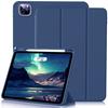 Пенал для iPad Air Pro 10.9 11 12.9 13 A16 10-го 11-го Поколения Air 4 5 6 7 Трехскладная Подставка Обложка-книжка с Держателем для Карандаша
