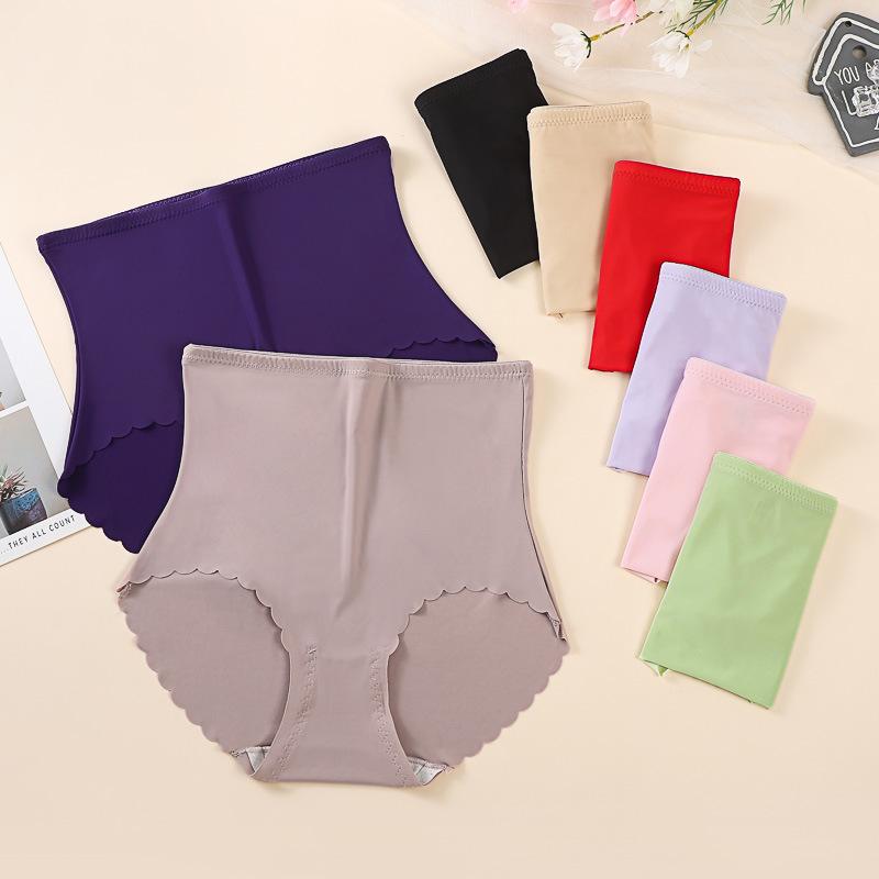 Женские трусики Ice SilkTummy Control, женские бесшовные трусики, трусы, нижнее белье, ультратонкое летнее нижнее белье