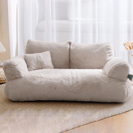 1 Set Pet Sofa Soft Comfortable Pet Bed Removable Washable Dog Nest Non-slip Cat Sleeping Cushion Pet Supplies