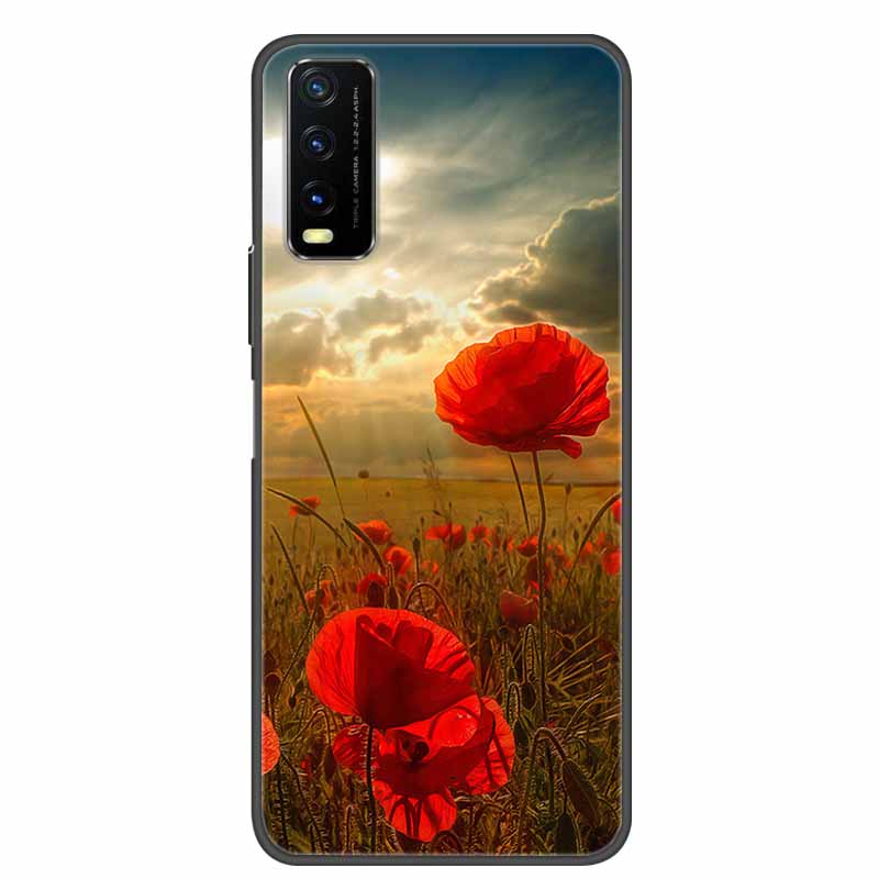 Чехол для Vivo Y20 Мраморный Мягкий Силиконовый Задний Чехол для Vivo Y20S Y20 S Y 20i Чехол для Телефона для Vivo V2027 Y20i Coque Funda Сумка