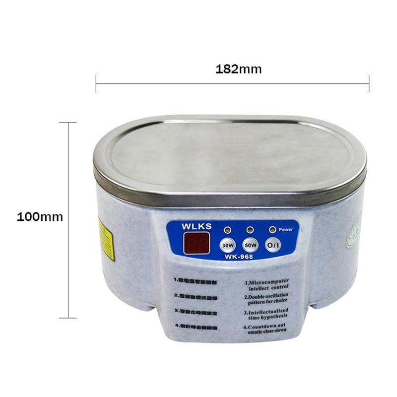 Ultrasonic Cleaner 30/50W Sonicator Bath 40Khz Degas for Watches Contact Lens Glasses Denture