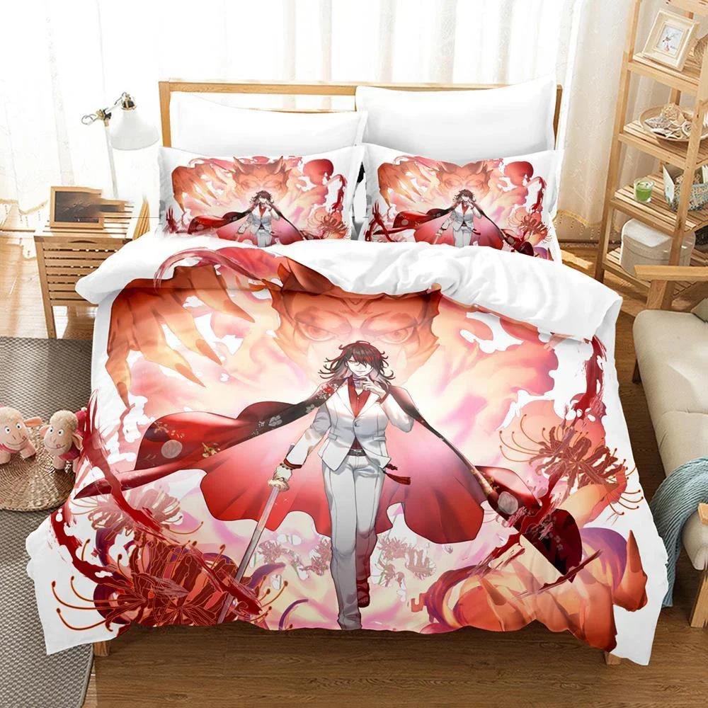 3D Принт Hololive Vox Akuma Удобное Пуховое Одеяло Пододеяльник Наволочка Постельный Комплект Детская Спальня Декор Домашний Текстиль