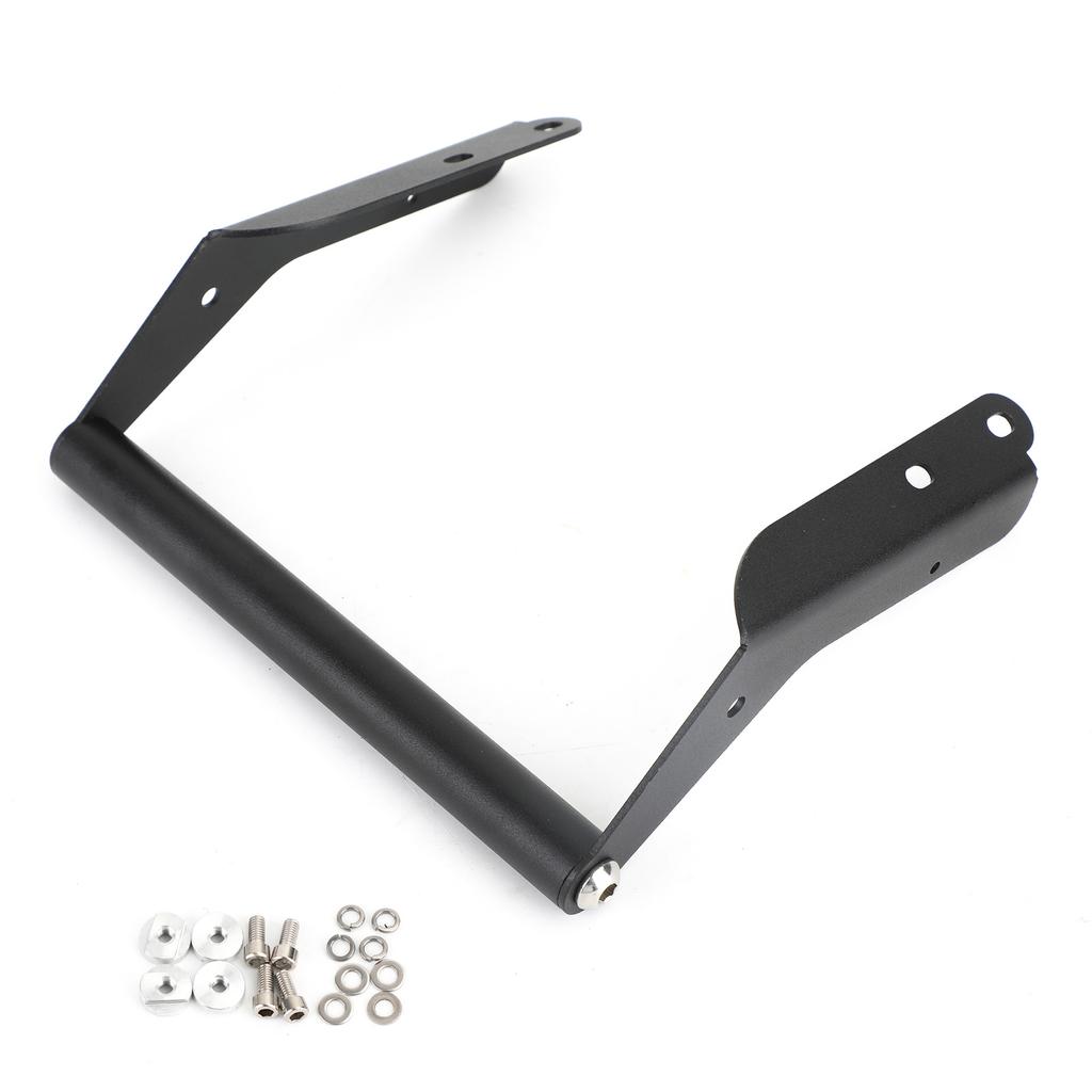 Black GPS Phone Bracket Holder Rod Fit for Kawaski Versys 1000 KLZ1000 2019-2023
