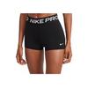 Nike Шорты женские повседневные с принтом логотипа, color block, узкий крой, Черный AO9977-010