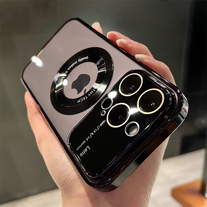 Чехол для объектива камеры с покрытием для IPhone 15 14 13 12 11 Pro X XR XS Max 7 8 Plus, жесткий защитный чехол для камеры, беспроводное зарядное устройство