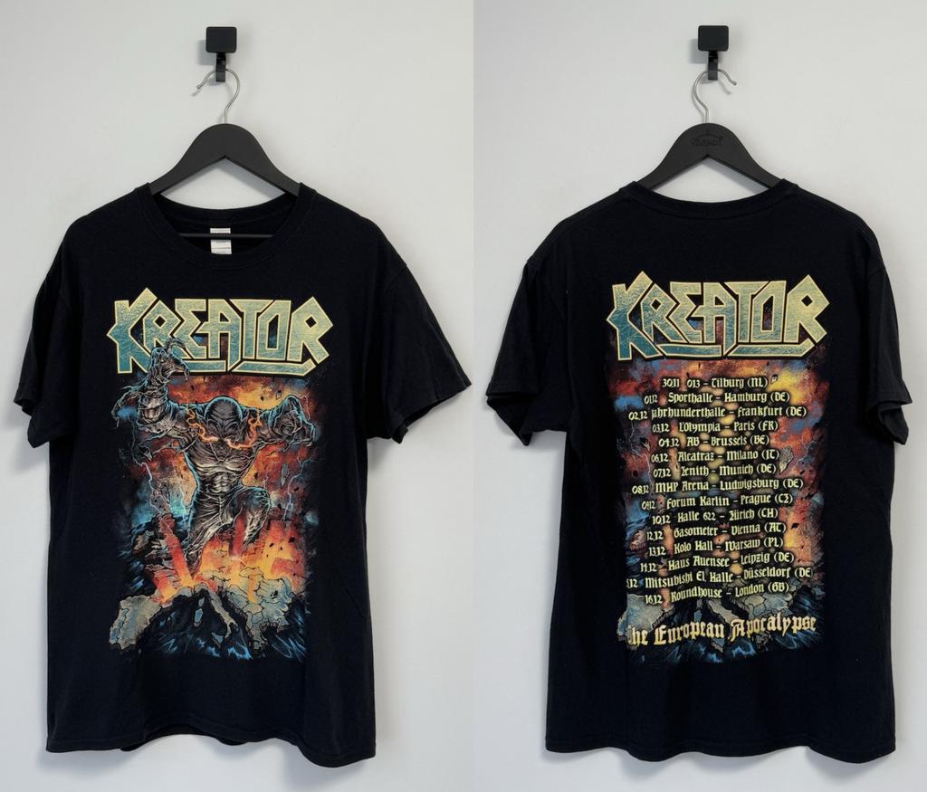 Футболка с концерта группы Kreator Apocalypse Все размеры от S до 5XL UR633