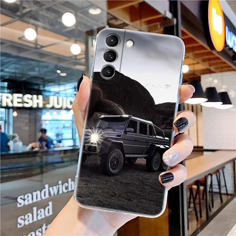 Брендовый внедорожник, спортивные автомобили, мужской прозрачный чехол для Samsung Galaxy S22 S21 S20 FE S 22 Ultra S10 E S9 Plus 5G, чехол для телефона