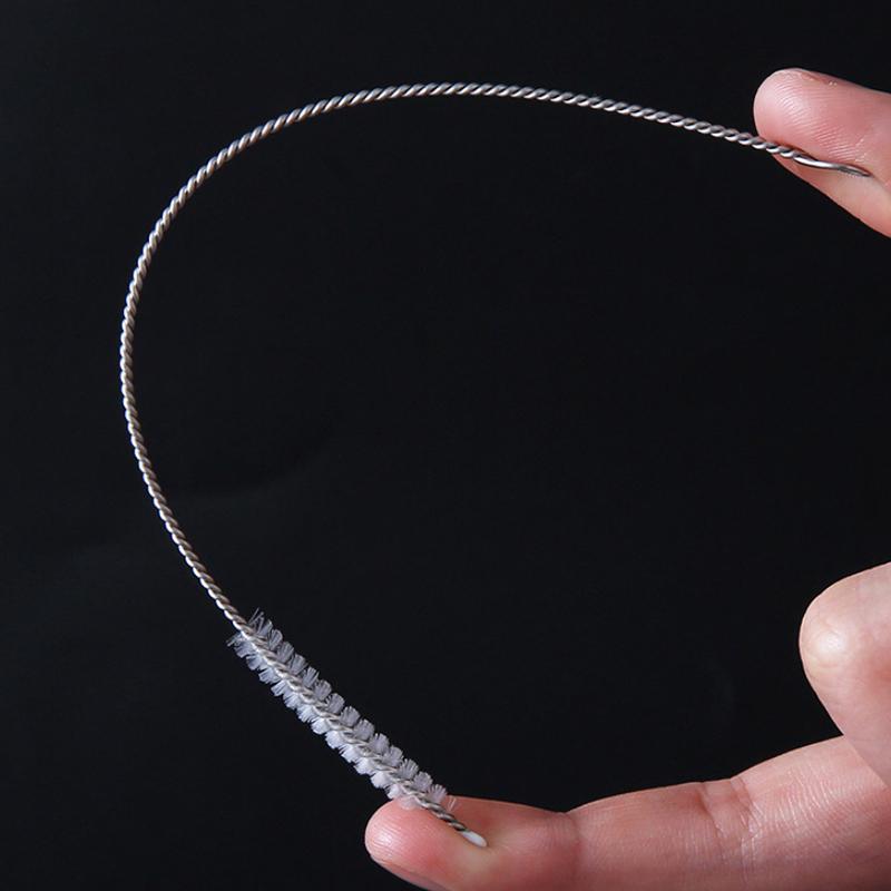 Набор щеток для чистки соломинок для питья, щетка для чистки трубок из нейлона и нержавеющей стали с длинной ручкой для чистки соломинок