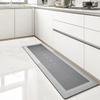1/2PCS Modern Kitchen Floor Mat Crystal Velvet Non-Slip Kitchen Balcony Long Strip Carpet Home Decoration Door Mat