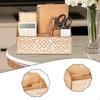 Desktop Document Storage Organizer Wooden Letter Rack Shelf Fashion Rustic Stylish File Holder
