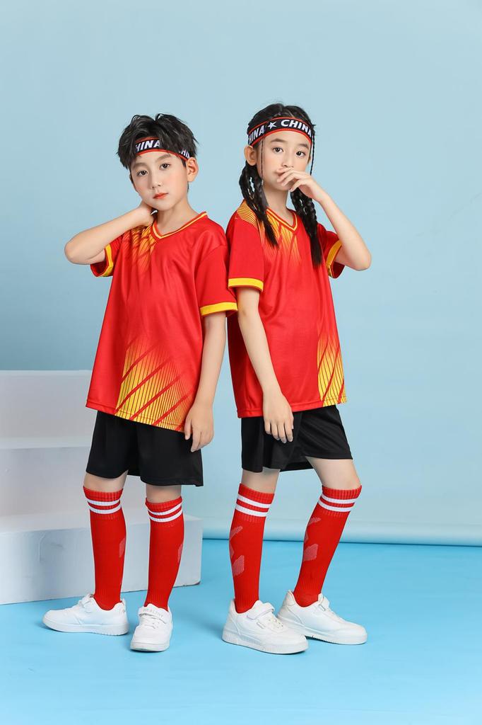 Summer Short-Sleeved Football Training Clothes For Adults And Children With The Same Style, Team Game Suit, Team Jersey Fb15.