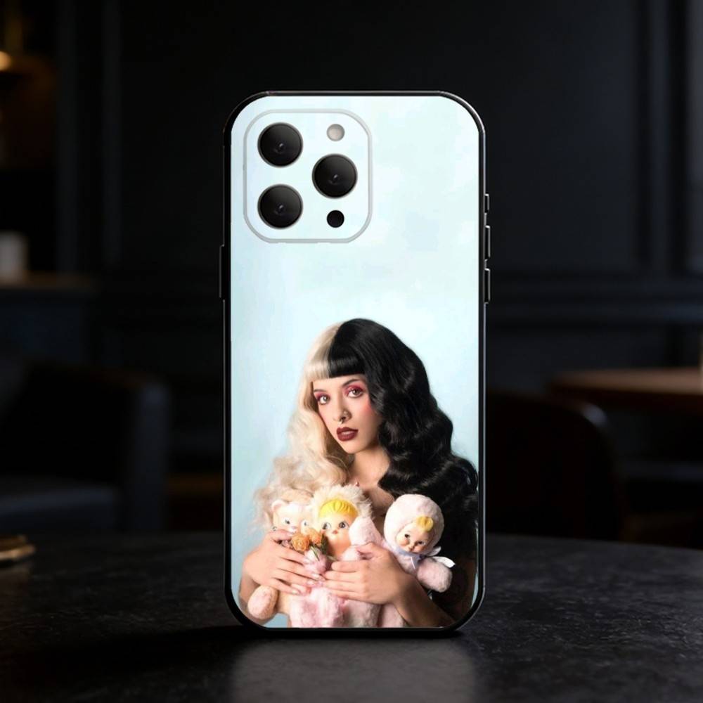 Чехол для телефона с изображением певицы Мелани Мартинес Для iPhone 17,16,15,14,13,12,11 Plus,Pro Max,SE4 Мягкий силиконовый черный чехол