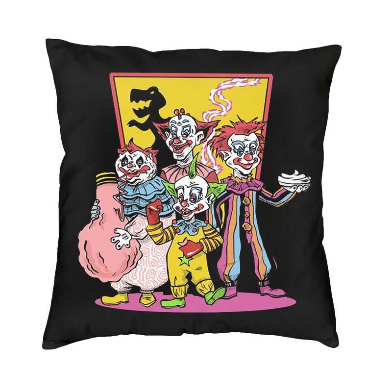 Horror Movie Killer Klowns From Outer Space Pillow Covers Home Decor Kawaii Outdoor Cushions Square Pillowcase