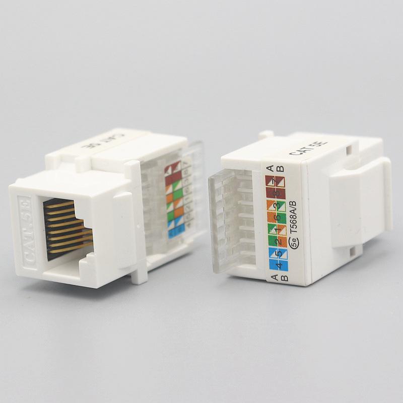 Модуль сетевой панели Amp с кабельным разъемом Cat5e