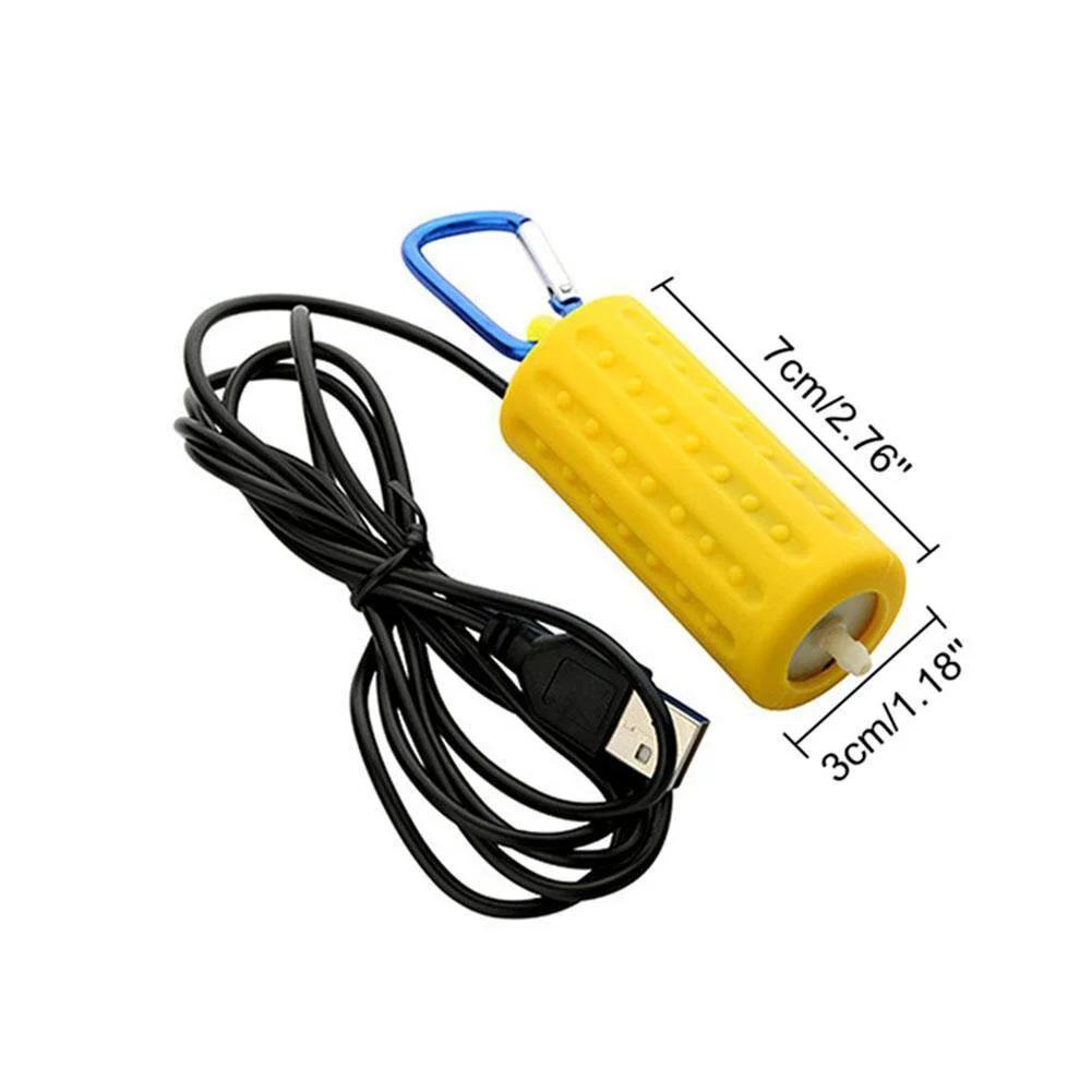 USB-насос для аэрации аквариума, портативный, бесшумный, энергосберегающий, мини-насос для аквариума, террариума, аксессуары, товары для домашних животных