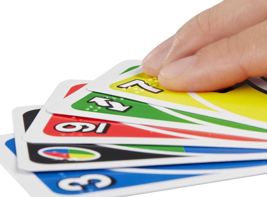 Mattel UNO Брайль
