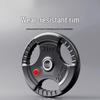 WanXun Commercial Rubber Coated Cast Iron Olympic Barbell Plate