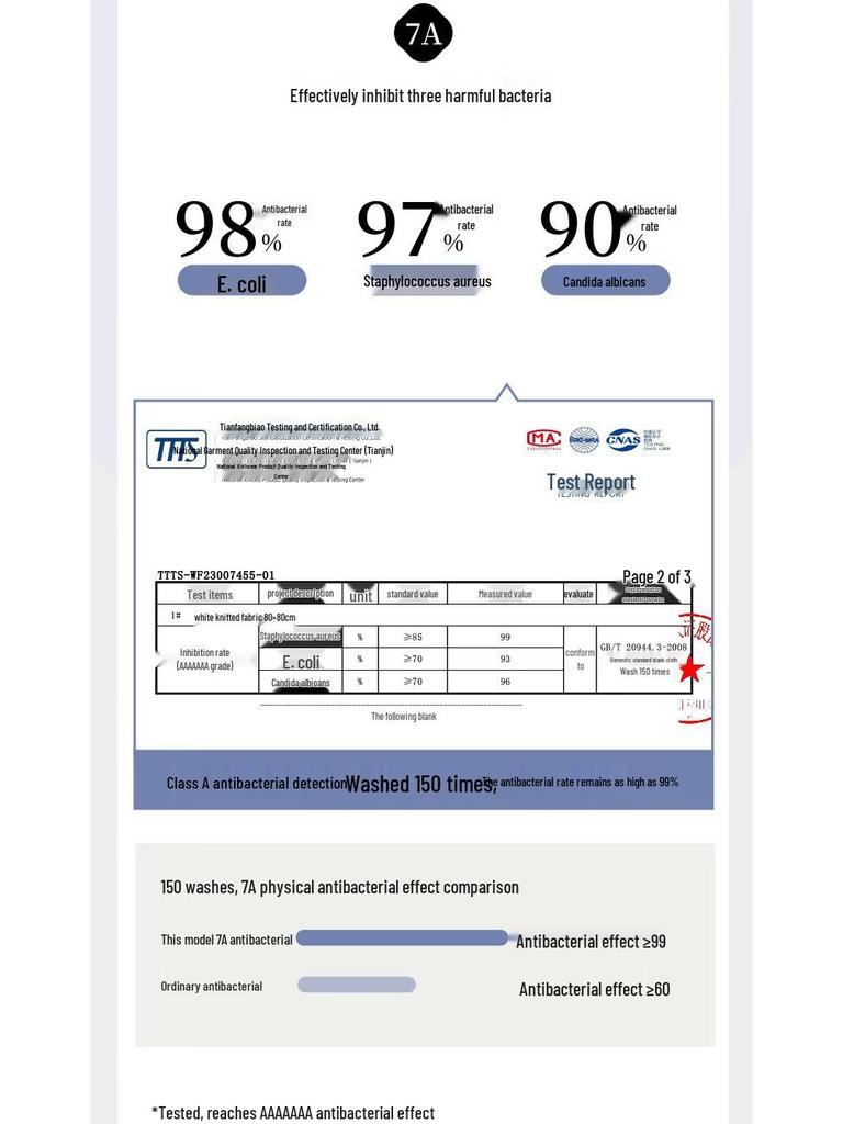 Женские антибактериальные хлопковые боксеры-брифы с высокой посадкой Audifen 7A, набор