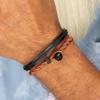 PIG & HEN Easy Ed Bracelet - Radiant Orange X Slate Gray X Black