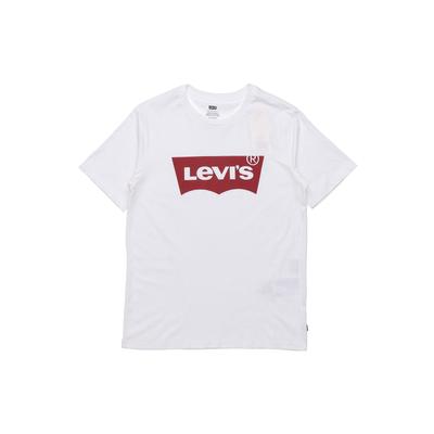 Футболка с коротким рукавом Levis Classic Logo Print Мужские топы Белая 17783-0140