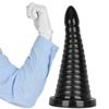 37 см большая черная хризантема анальная пробка очень большой толстый анальный расширитель игрушка для расширения секс-продукт пагода пенис
