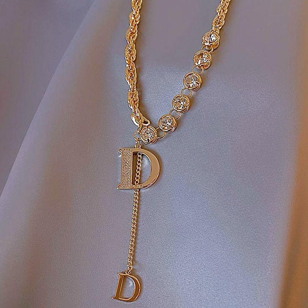 Микро-паве Колье Циркон Воротник Украшение Зимняя одежда Подвеска Вечеринка