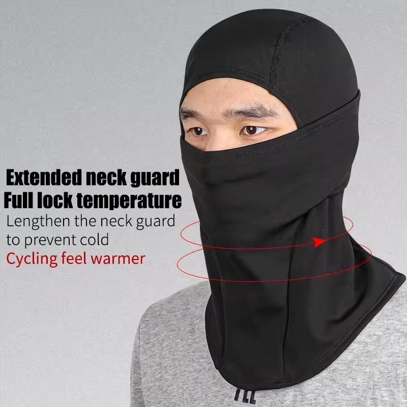 Outdoor Motorcycle Riding One-piece Hat Men Balaclava Warm Windproof Hat Breathable Sport Running Mask Headscarf Scarf Accessory