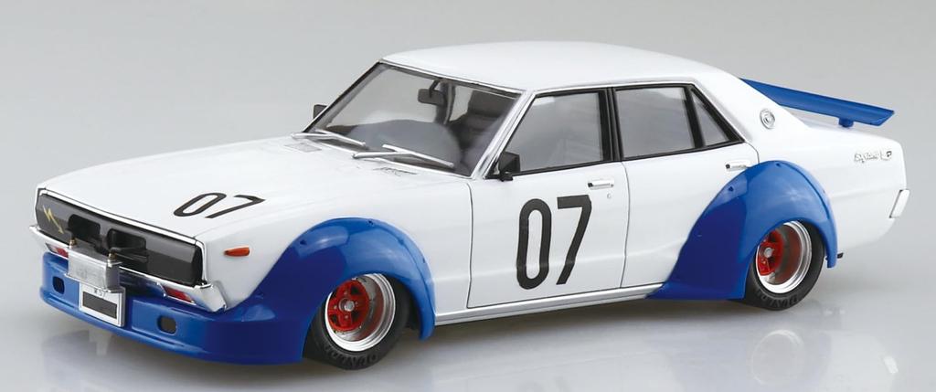 Пластиковая модель AOSHIMA Works Hawk Series Kenmeri 4Dr Works 1/24 № 5