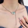 Винтажное ожерелье с кисточками в виде бабочки для женщин и девочек, изысканное роскошное ожерелье, темпераментная цепочка на ключицу, свадебные аксессуары