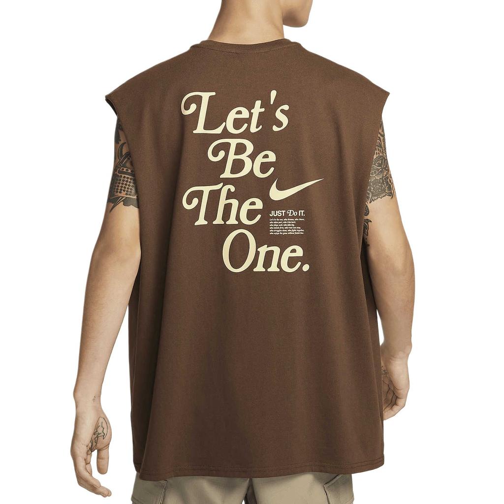Nike T Shirts Men's Cocoa Crew Neck Moderate Straight Fit HM4455-259