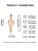 Small Fashion Cute Shape Round Dial Alloy Strap Women's Quartz Watch for Christmas and Halloween Gifts