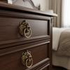 Retro Cabinet Door Knobs Vintage Wardrobe Drawer Pulls Lion Head Knob Brass Handle  Furniture