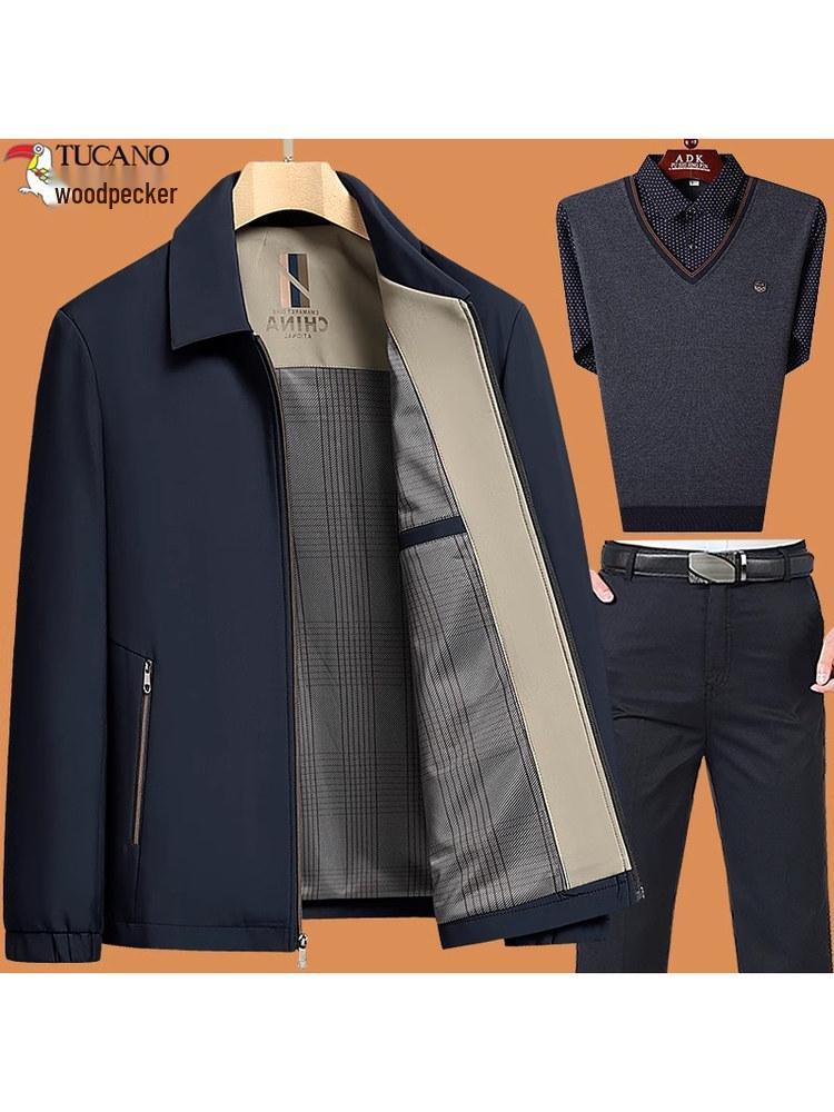 Мужская теплая зимняя куртка Pierre Cardin со съемной подкладкой